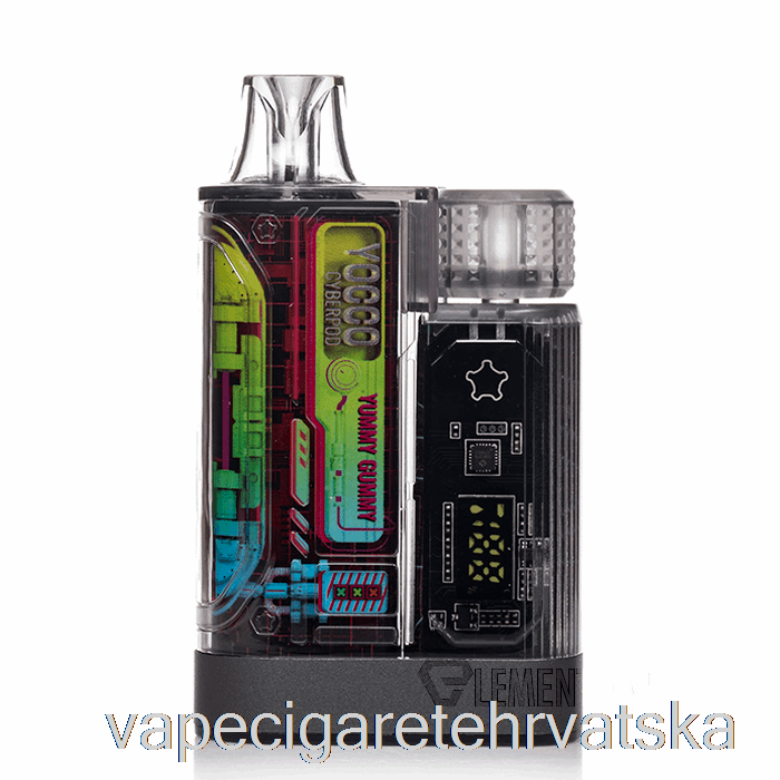 Vape Hrvatska Yocco Cyberpod 12000 Disposable Yummy Gummy